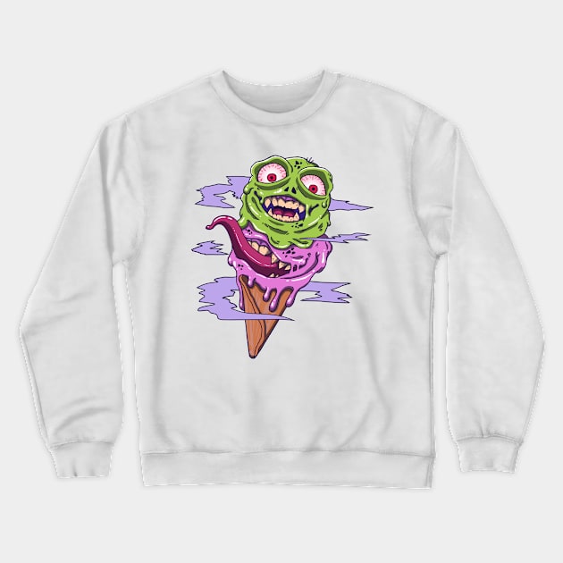 Scary Treat Crewneck Sweatshirt by johnleomuitsamante@gmail.com